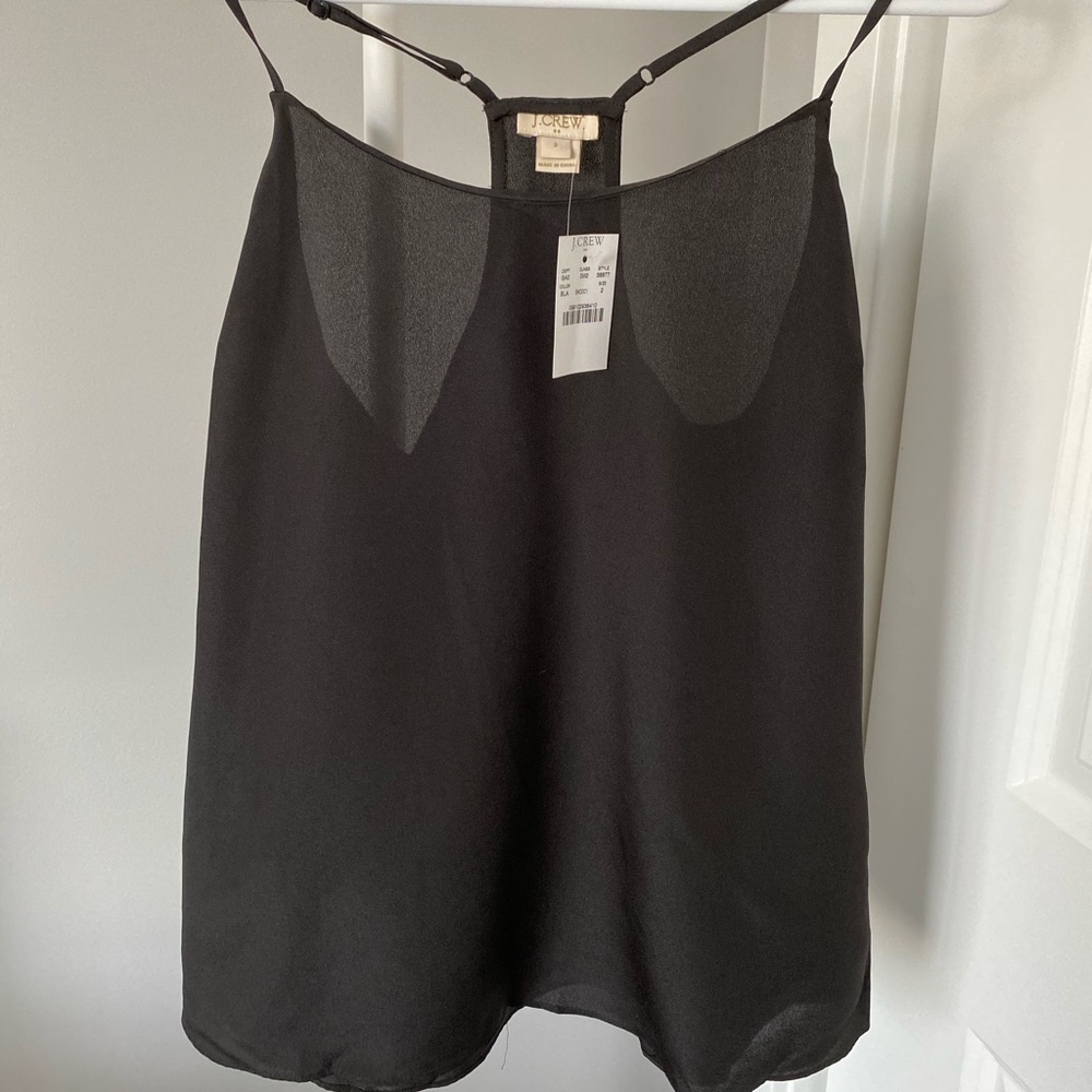 NWT JCREW factory black tank top